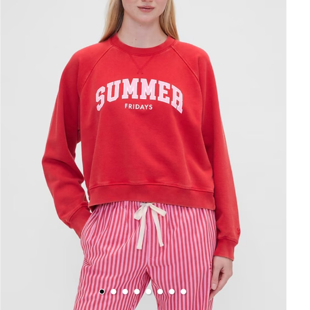 Summer Fridays Red Women's Sweatshirt